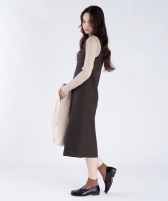 フロントジップツイルドレス（6414WY10370） | TO B