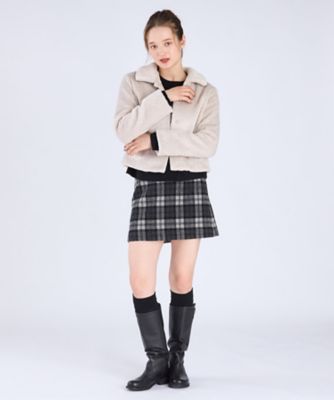 トゥービーバイ　アニエスベー　タータンチェックプリーツスカート スカート｜To b. by agnès b.（トゥービー バイ アニエスベー