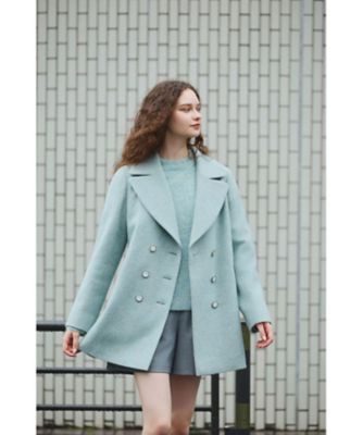 【今季未使用】To b. by agnès b. シャギーピーコート シャギーピーコート（6432WY22023） | TO B. BY