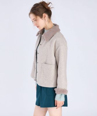 ボアカラージャケット（6435WY25023） | TO B. BY AGNES B