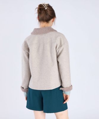 ボアカラー ジャケット（6435WY25023） | TO B. BY AGNES B