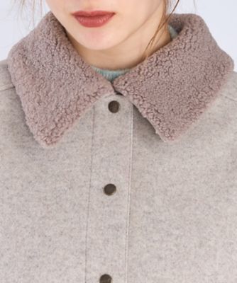 ボアカラー ジャケット（6435WY25023） | TO B. BY AGNES B