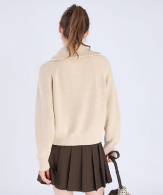 ハーフジップ ニット プルオーバー（6465WY63023） | TO B