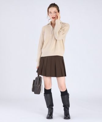 ハーフジップ ニット プルオーバー（6465WY63023） | TO B