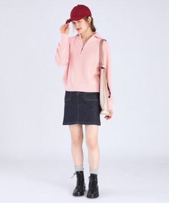 ハーフジップニット（6465WY63420） | TO B. BY