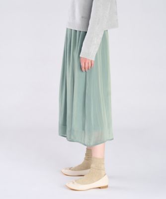 シャンブレー ロング スカート（6468WY65750） | TO B. BY