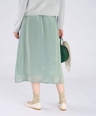 シャンブレー ロング スカート（6468WY65750） | TO B. BY