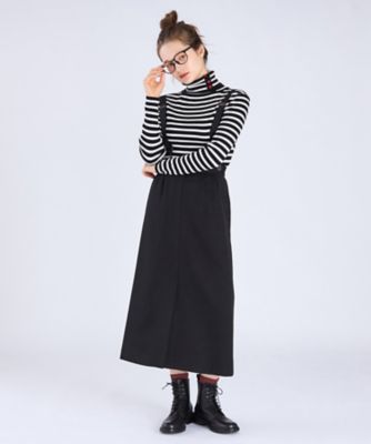 ウール調 サスペンダースカート（6479WY72000） | TO B. BY