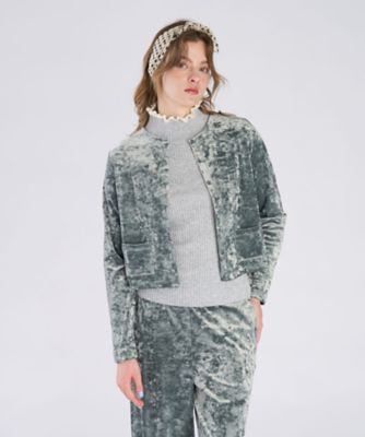 ベロアジャージーカーディガン（6489WY77710） | TO B. BY