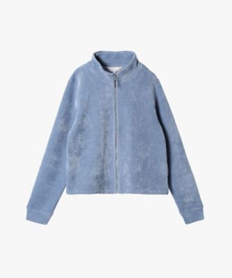 ＜TO B. BY AGNES B.＞モールヤーン　スタンドカラー　ジップ　ブルゾン（６４９０ＷＹ７８６５０）