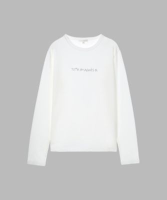 ＜TO B. BY AGNES B.＞エンブロゴロングＴシャツ（６４９２ＷＹ８００１０）