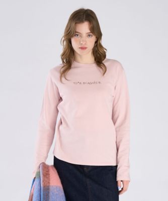 ＜TO B. BY AGNES B.＞エンブロゴロングＴシャツ（６４９２ＷＹ８０４２０）