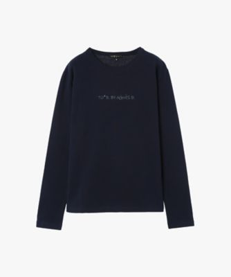 ＜TO B. BY AGNES B.＞エンブロゴロングＴシャツ（６４９２ＷＹ８０６８０）