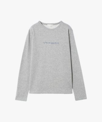 ＜TO B. BY AGNES B.＞エンブロゴロングＴシャツ（６４９２ＷＹ８０８２０）