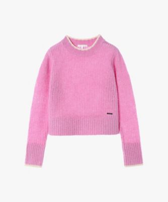 ＜TO B. BY AGNES B.＞バイカラーライクニットプルオーバー（６４９４ＷＹ８１４２０）