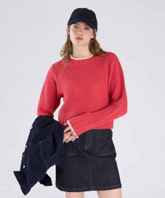 ＜TO B. BY AGNES B.＞バイカラーライクニットプルオーバー（６４９４ＷＹ８１４５０）