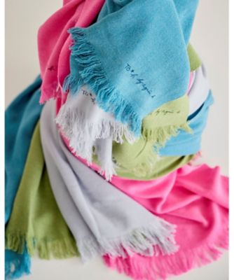 ロゴ刺繍 ライトウェーブストール（6498WY84420