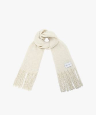 TO B. BY AGNES B./トゥービー バイ アニエスベー キラキラストール(6502WY88021) 021ホワイト スカーフ・ショール【三越伊勢丹/公式】