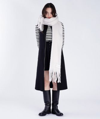 TO B. BY AGNES B./トゥービー バイ アニエスベー カラーストール(6505WY91021) 021ホワイト スカーフ・ショール【三越伊勢丹/公式】