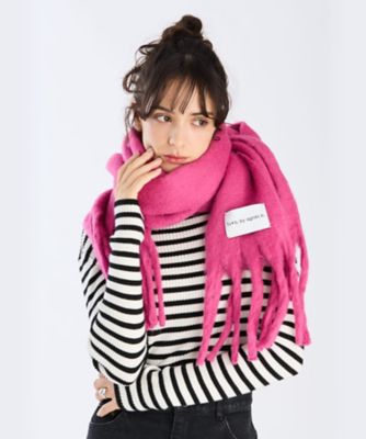 TO B. BY AGNES B./トゥービー バイ アニエスベー カラーストール(6505WY91420) 420ピンク スカーフ・ショール【三越伊勢丹/公式】