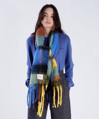 唐燕燕ページ ワイドチェックストール（6508WY94200） | TO B. BY