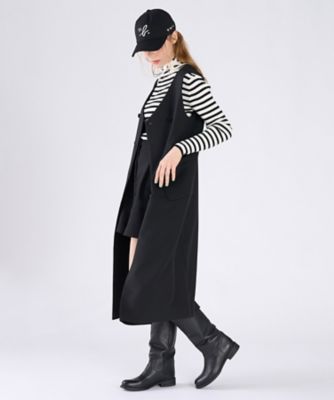 新品MACKINTOSH 8 ジレワンピース ブラック ダブルブレスト ベスト 新品MACKINTOSH 8 ジレワンピース ブラック ダブルブレスト ベスト