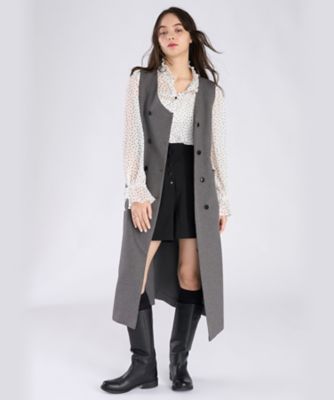 ダブルブレスト ジレ ワンピース（6524WA06820） | TO B