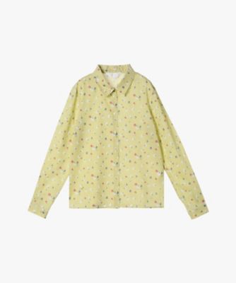 フラワープリント コットン 長袖 ブラウス（6525WA07230