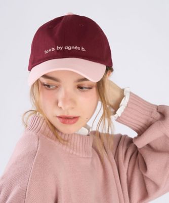 ＜TO B. BY AGNES B.＞コットン　バイカラー　キャップ（６５３３ＷＡ１１４７２）