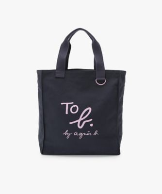 ＜TO B. BY AGNES B.＞コットン　ロゴ　トートバッグ（６５３４ＷＡ１２６８０）