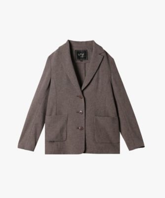 ミックスツイード テーラードジャケット（6546WA18023