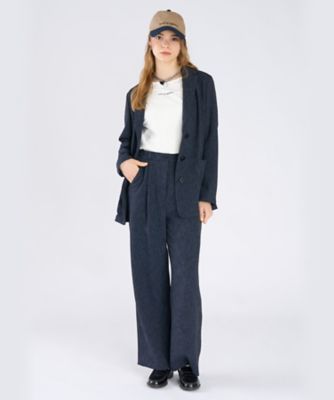 ミックスツイード テーラードジャケット（6546WA18680