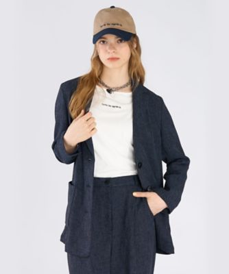 ミックスツイード テーラードジャケット（6546WA18680