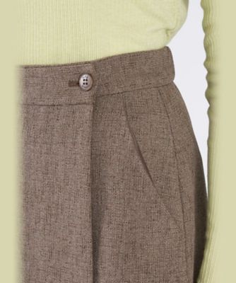 ミックスツイード ラップスカート（6547WA18023） | TO B