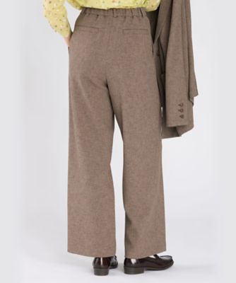 ミックスツイード タックパンツ（6548WA18023） | TO B. BY