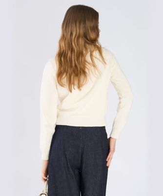 フラワー 刺繍 コットン ニット プルオーバー（6557WA26010