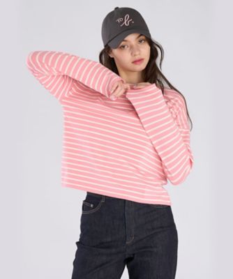 ボーダー ロゴ 刺繍 長袖 Tシャツ（6563WA32420） | TO B