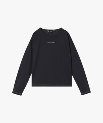 カラー ロゴ 刺繍 長袖 Tシャツ（6563WA33006） | TO B