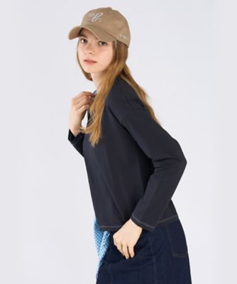 カラー ロゴ 刺繍 長袖 Tシャツ（6563WA33006） | TO B