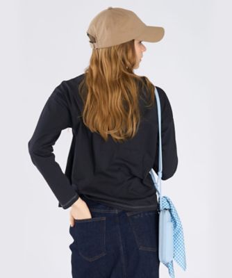 カラー ロゴ 刺繍 長袖 Tシャツ（6563WA33006） | TO B