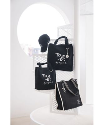 デバイスワークス GAHGA GAHTOPIA ガートピア ハイバック 黒刺繍 WEB限定 ロゴ コットン スクエア トートバッグ