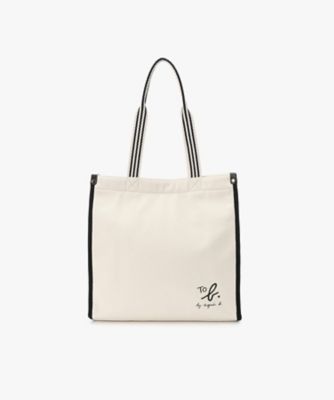 ＜TO B. BY AGNES B.＞ＷＥＢ限定　コットンスクエアトートバッグ（６５８３ＷＡ４７０２１）