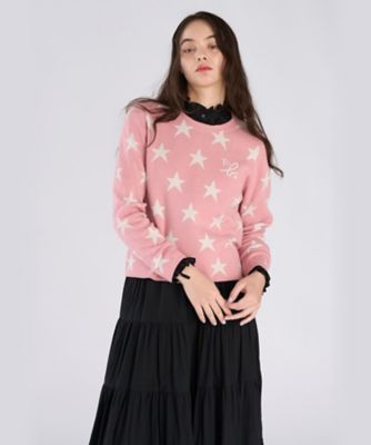 To b．”ロゴ スター ジャカード ニット プルオーバー