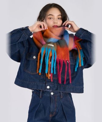 ブロックチェック マフラー（6680WA93347） | TO B. BY