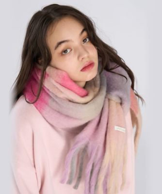 ブロックチェック マフラー（6680WA93420） | TO B. BY