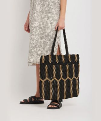 ナイロン ハンドメイド トートバッグ ”Denise