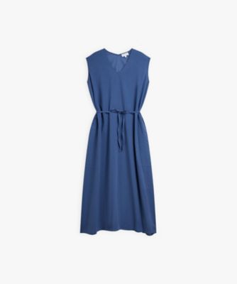 ＜agnes b. (Women)＞ガーゼ調コットン　Ｖネック　ノースリーブ　ロングワンピース　”Ｖｏｌｕｂｉｌｉｓ”（６８７９ＵＱ９４６２９）