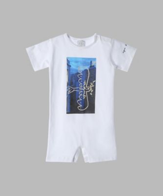 agnes b. ENFANT (Baby&Kids)/アニエスベー　アンファン ＳＦＡ８　Ｌ　ＧＲＥＮＯＵＩＬＬＥＴＴＥ　ベビー　コンビネゾン（６９３４ＳＦＡ８０１０）