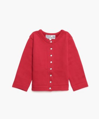 ＜agnes b. ENFANT (Baby&Kids)＞Ｍ００１　Ｌ　ＣＡＲＤＩＧＡＮ　ベビーカーディガンプレッション（６９８１Ｍ００１４６０）