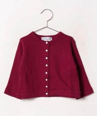 ＜agnes b. ENFANT (Baby&Kids)＞Ｌ　ＣＡＲＤＩＧＡＮ　ベビー　カーディガンプレッション（６９８１Ｍ００１４９３）